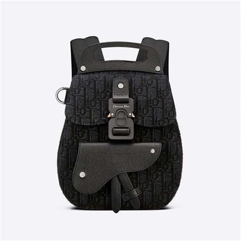 dior mini saddle backpack